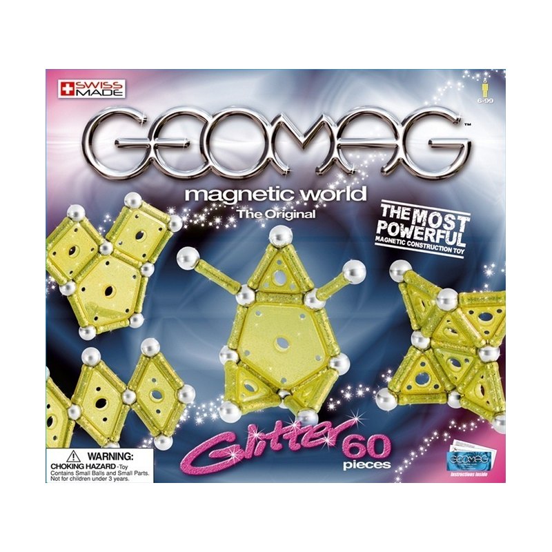 Geomag Glitter 60 - Stavebnice