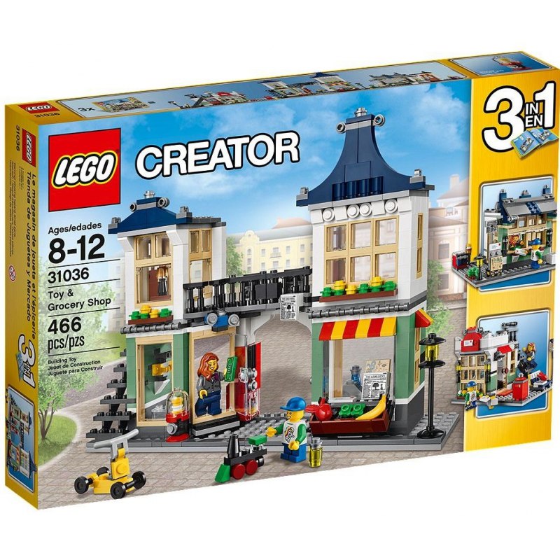 LEGO Creator 31036 Obchod s hračkami a potravinami - Stavebnice