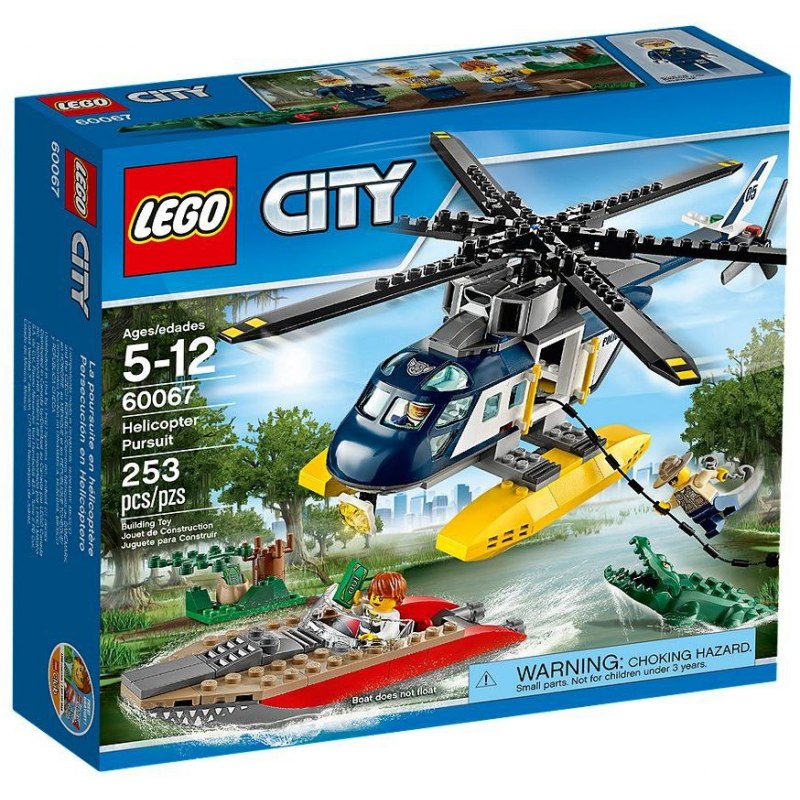 LEGO City 60067 Pronásledování helikoptérou - Stavebnice