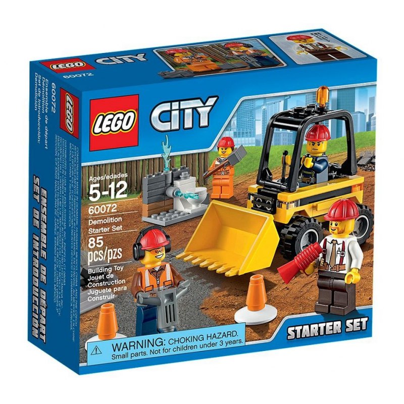 LEGO City 60072 Demoliční práce – startovací sada - Stavebnice