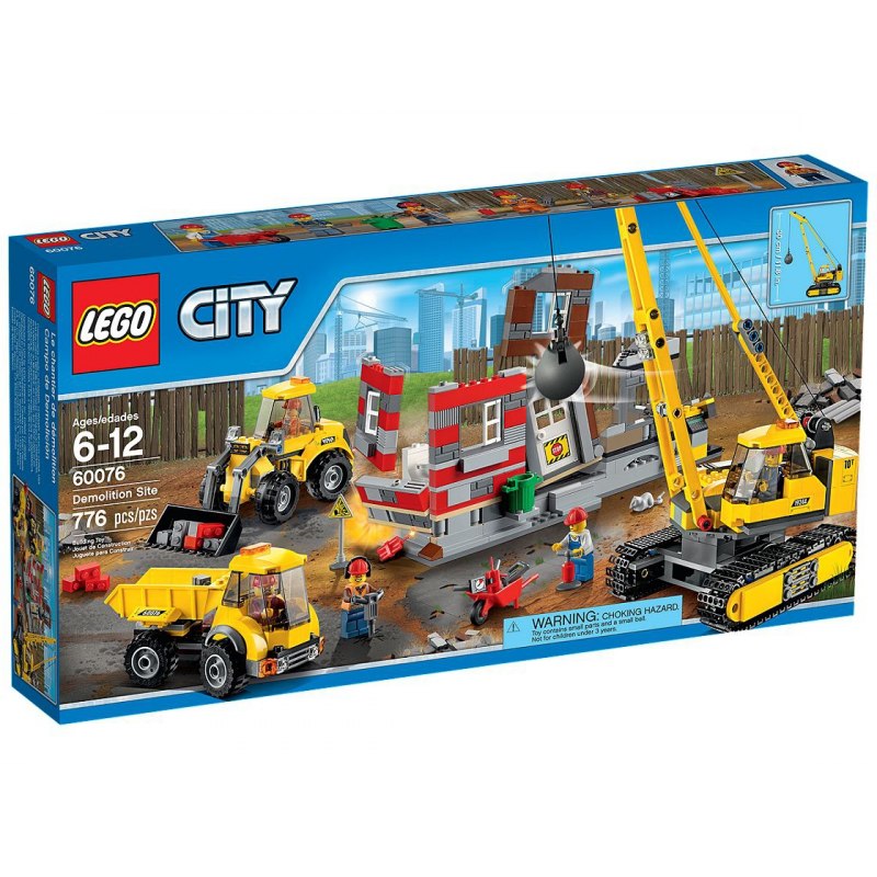 LEGO City 60076 Demoliční práce na staveništi - Stavebnice