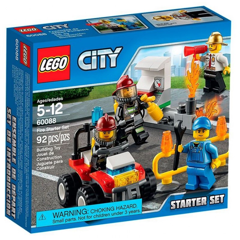LEGO City 60088 Hasiči – startovací sada - Stavebnice