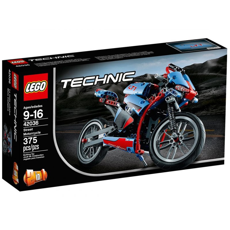 LEGO Technic 42036 Silniční motorka - Stavebnice