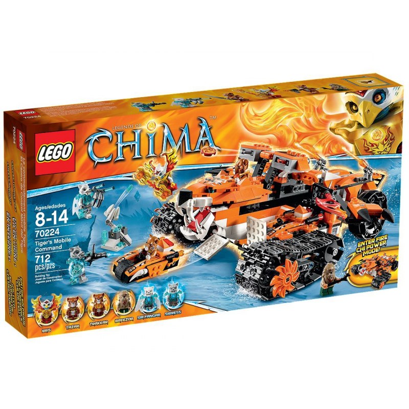 LEGO Chima 70224 Mobilní velitelství tygrů - Stavebnice