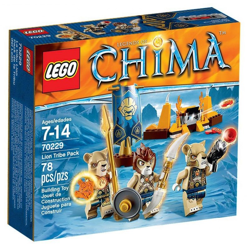 LEGO Chima 70229 Smečka kmene Lvů - Stavebnice