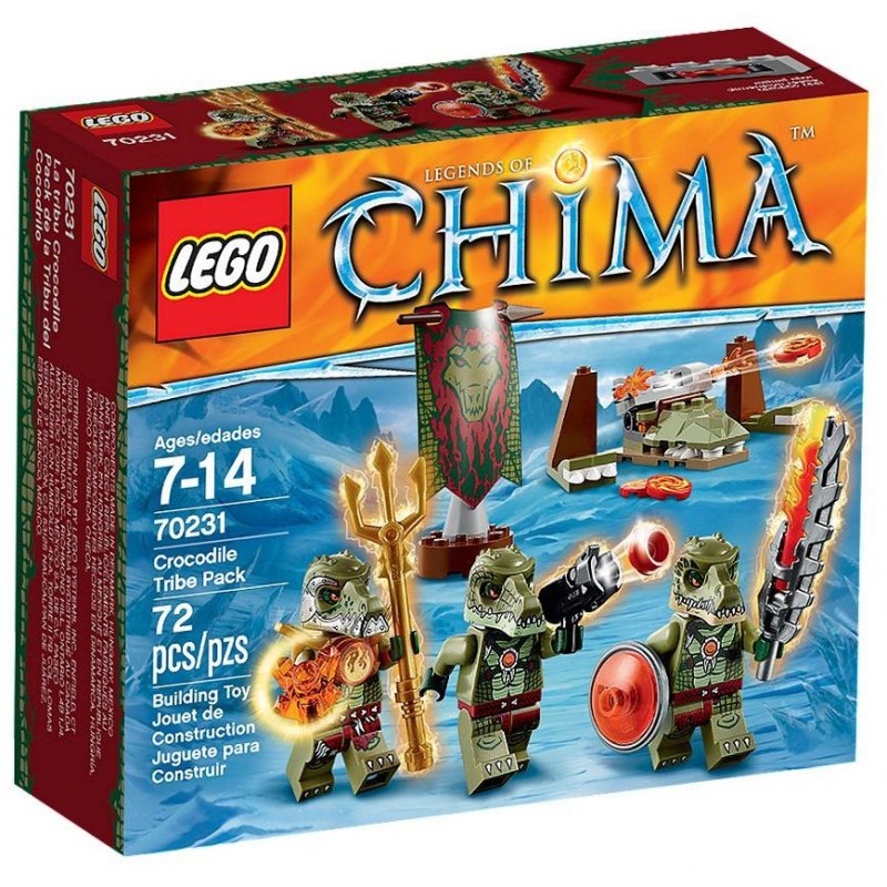 LEGO Chima 70231 Smečka kmene Krokodýlů - Stavebnice