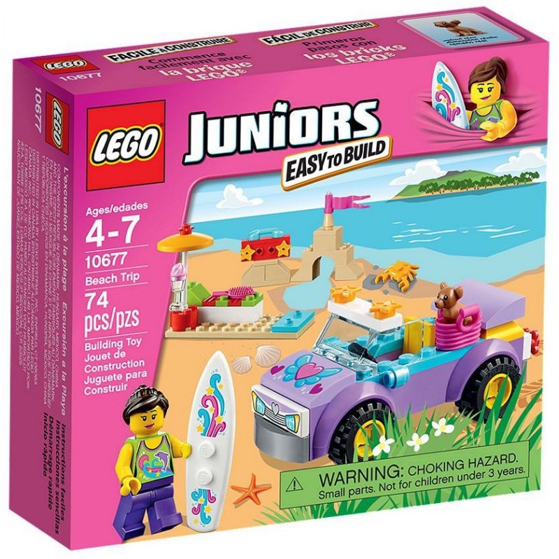 LEGO Juniors 10677 Výlet na pláž - Stavebnice