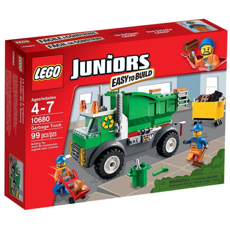 LEGO Juniors 10680 Popelářské auto - Stavebnice