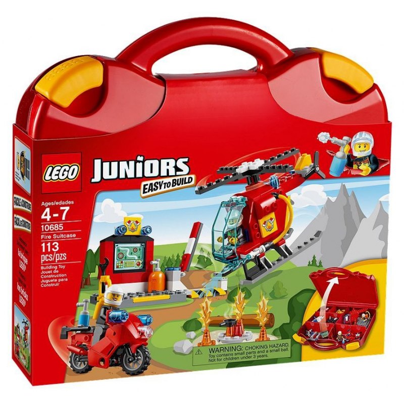 LEGO Juniors 10685 Hasičský kufřík - Stavebnice