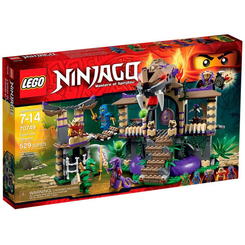 LEGO Ninjago 70749 Vstup do Hadího chrámu - Stavebnice