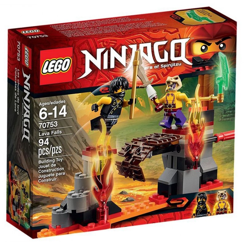 LEGO Ninjago 70753 Lávové vodopády - Stavebnice