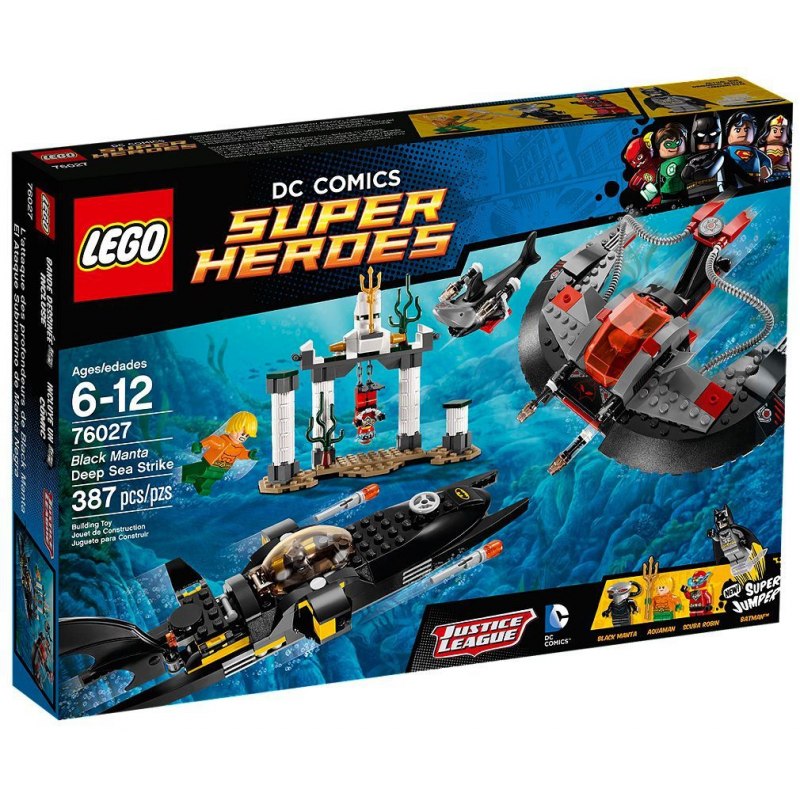 LEGO Super Heroes 76027 Hlubinný útok černé manty - Stavebnice