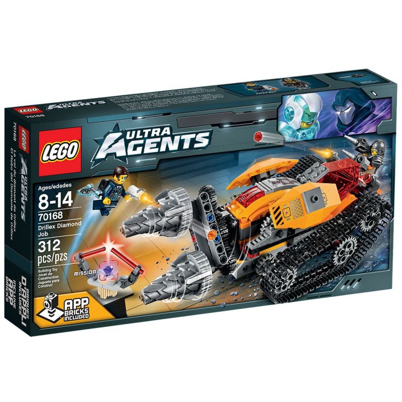 LEGO Agents 70168 Drillex krade diamant - Stavebnice
