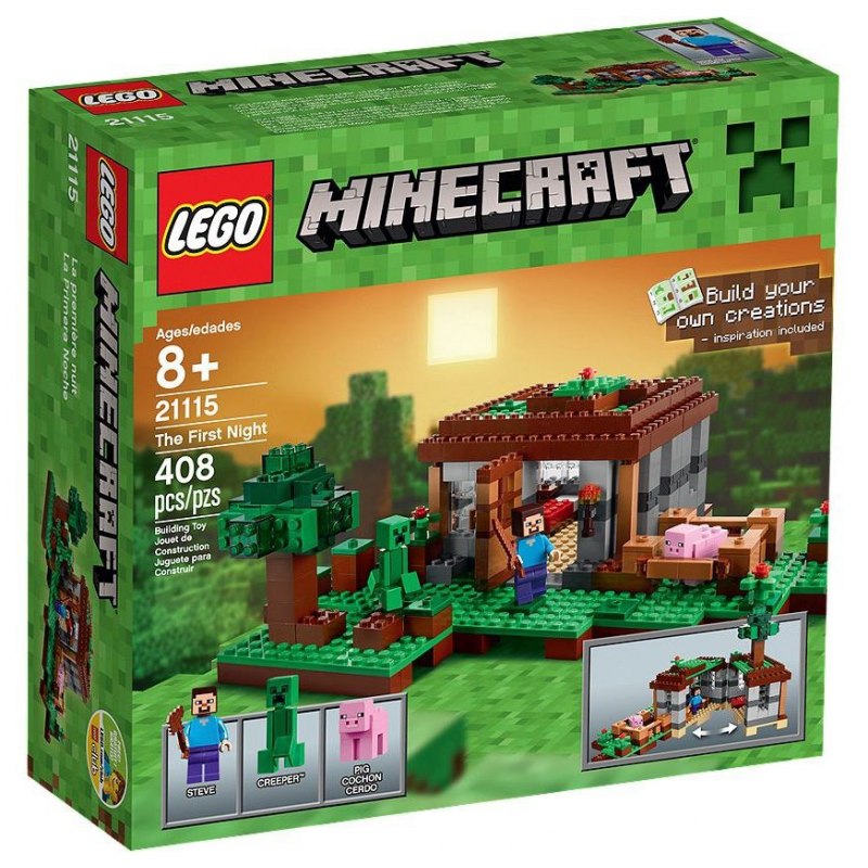 LEGO Minecraft 21115 - První noc - Stavebnice