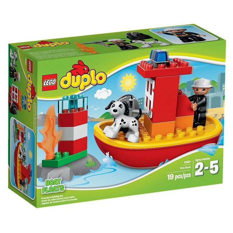 LEGO DUPLO 10591 Hasičský člun - Stavebnice