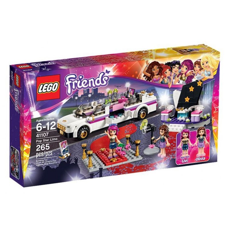 LEGO Friends 41107 Limuzína pro popové hvězdy - Stavebnice