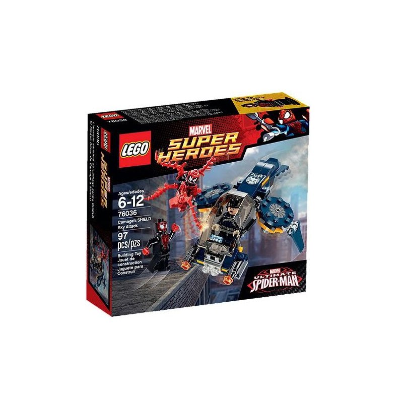 LEGO Super Heroes 76036 Carnagův vzdušný útok na SHIELD - Stavebnice