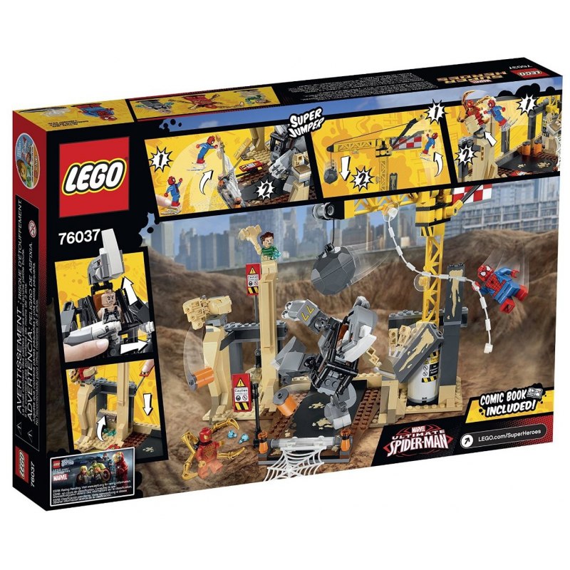 LEGO Super Heroes 76037 Superzlosynové Rhino a Sandman - Stavebnice