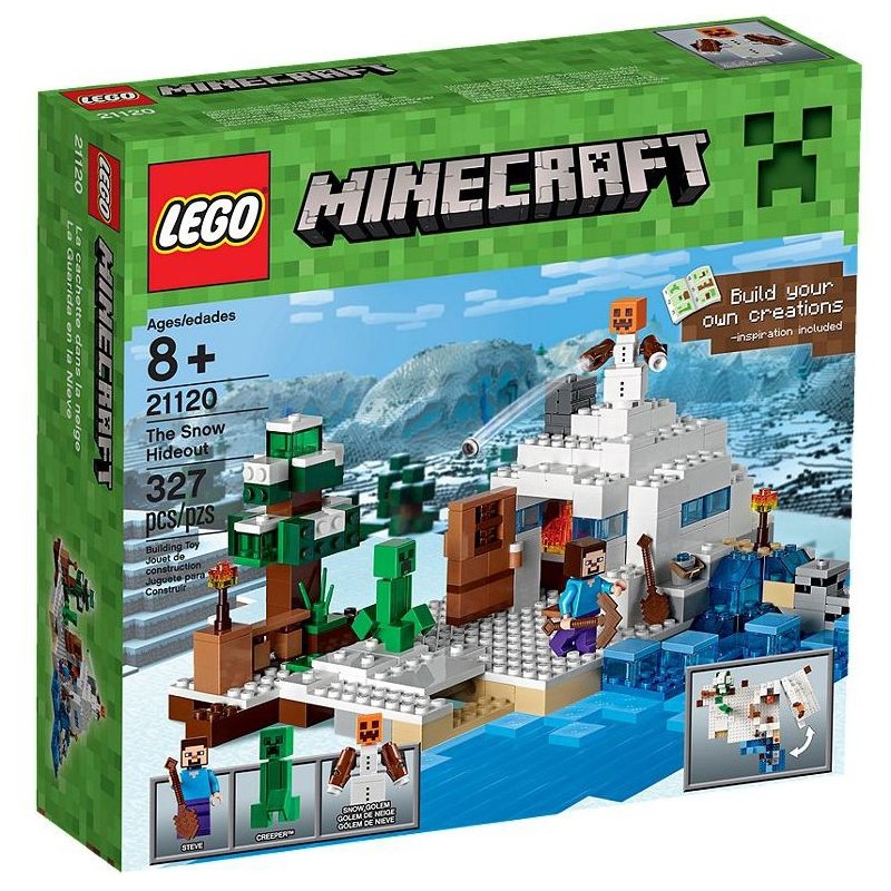 LEGO Minecraft 21120 Sněžná skrýš - Stavebnice