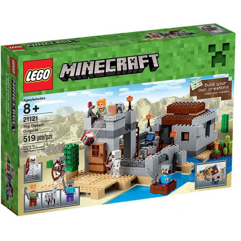 LEGO Minecraft 21121 Pouštní hlídková stanice - Stavebnice