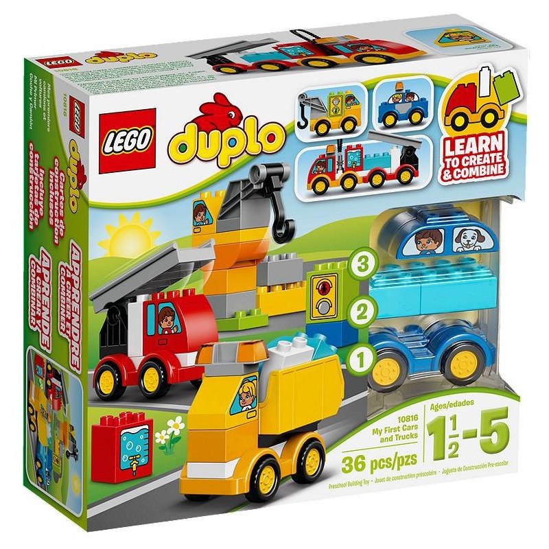 LEGO DUPLO 10816 Moje první autíčka a náklaďáky - Stavebnice