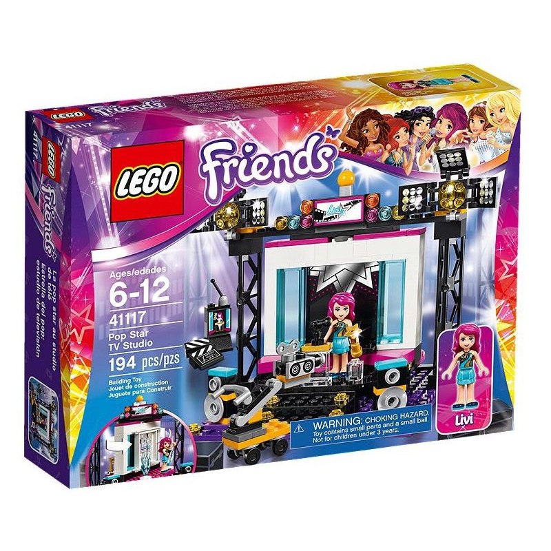 LEGO Friends 41117 TV Studio s popovou hvězdou - Stavebnice