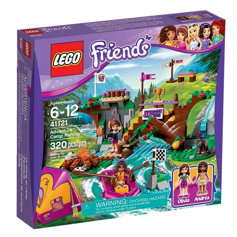 LEGO Friends 41121 Dobrodružný tábor - jízda na divoké vodě - Stavebnice