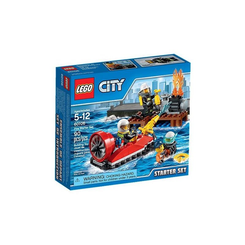 LEGO City 60106 Hasiči – Startovací sada - Stavebnice