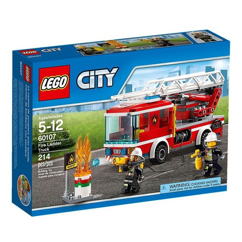 LEGO City 60107 Hasičské auto s žebříkem - Stavebnice