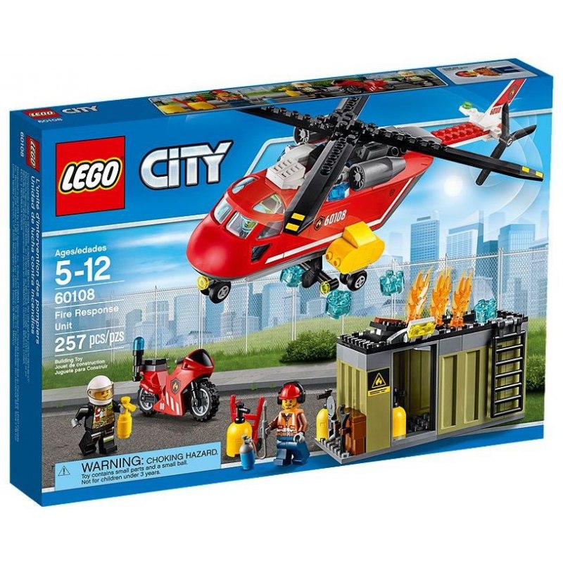 LEGO City 60108 Hasičská zásahová jednotka - Stavebnice