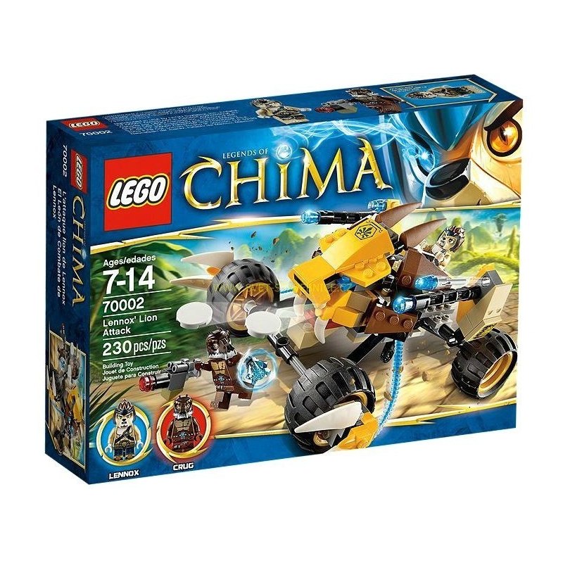 LEGO CHIMA - Lennoxův lví útok 70002 - Stavebnice