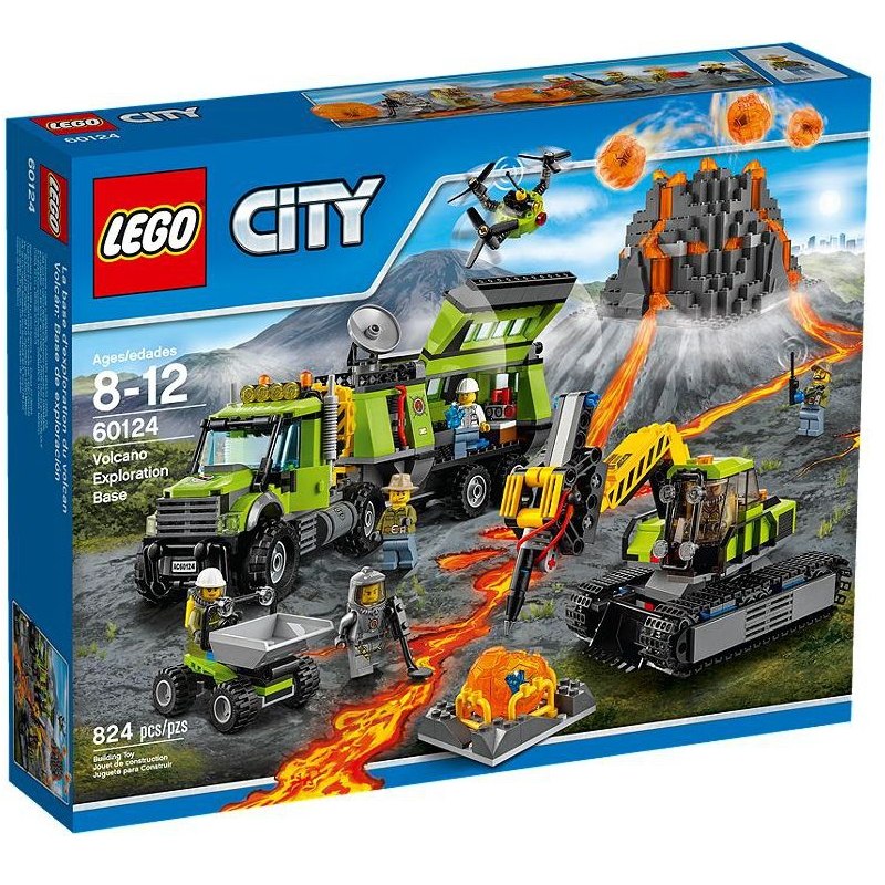 LEGO City 60124 Sopečná základňa prieskumníkov - Stavebnice